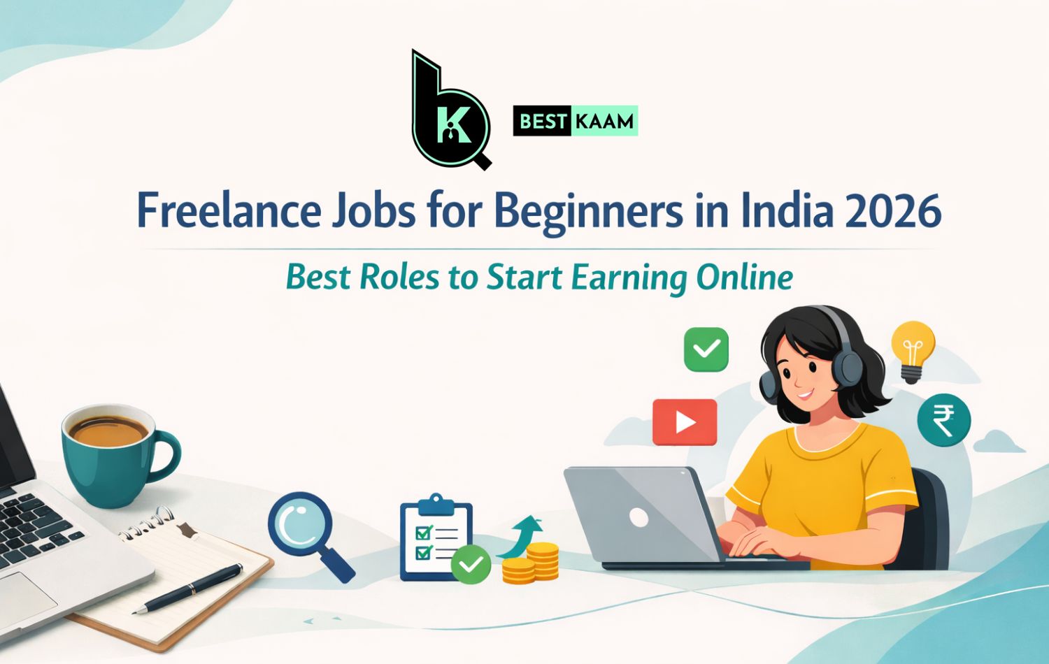 Freelance Jobs for Beginners in India 2026: Best Roles to Start Earning Online
